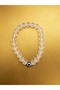 Bracelet white with evil eye - 2