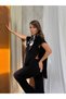 Knitwear Double Set Oversize Tunic Top Wide Leg Pants - 5