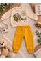 Cute Teddy Bear Printed Baby Boy 2-Piece Sweatshirt and Jogger Pants Set 6-24 Months - 2