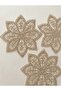 Wosso Model 6 Pieces Tulle Lace Cocktail Napkin Coaster Presentation Napkin - 2