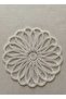 Wosso Model 6 Pieces Tulle Lace Cocktail Napkin Coaster Presentation Napkin - 2