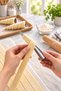 6-Piece Cone Mold Metal Cornet Cornet Mold Croissant Cornet and Dough Shaping Apparatus - 2