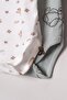 Baby Boy 100% Cotton 4-Piece Top and Bottom Bodysuit Set - 6