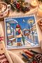 On a Winter Evening Returning Home Adult Coloring Book |   Winter Themed |   21X21 cm |   20 Visuals |   Spiral - 3