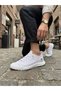 Aba0248 White Flexible Lace-Up Ultra Light Breathable Sneaker Shoes - 5