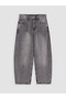 Vizyon New Season Black Barrel Fit Women's Jean Pants - 5
