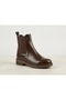 Women's Chelsea Boots with Elastic Sides, Non-Slip Flat Sole - 4