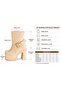Platform Heel Belt-Detached Boot with Detailing on the Belt 12 cm Heel Length - 7