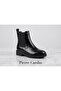 Women's Chelsea Boots with Elastic Sides, Non-Slip Flat Sole