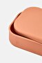 4 Compartment Silicone Lunch Box, Peach - 3