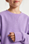 Comfy V Crew Neck Finger-Loop Sweatshirt - 2