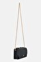 Women Brand Logo Crossbody Bag, Black - 2
