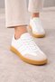 Unisex White Daily School Sports Shoes Sneaker - 4