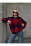 T3027 Baklava Patterned Sweater - 3