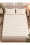Elastic Sheet Set with Cotton Heart and Bow Pattern - 3
