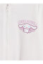 Vizyon New Season White Cinnamoroll Printed Girls' Zippered Sweatshirt - 3