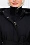 Women's Belted Montana Fabric Coat - 6