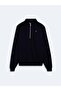Women's Navy Blue Tepace Sweatshirt - 4