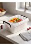15L Clear Plastic Storage Box with Airtight Lid and Handles Fridge and Kitchen Organizer for Fruit - 5