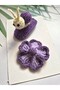 Special Non-Slip 2-Piece Baby Buckle Set for Snails & Flower-Loving Babies, Handmade Baby Gift Set - 5