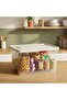 30L Capacity Rectangular Clear Plastic Storage Box with Tight Lid, Fridge and Kitchen Organizer - 2
