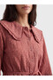 Brown Bebe Collar Plaid Women's Shirt - 3
