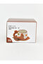 Lcw Home Mixed Ceramic Coffee Cup Set with Squirrel Figures 140 ml - 2