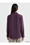 Lcw Studio Women's Plum Satin Shirt - 4