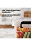 15L Clear Plastic Storage Box with Airtight Lid and Handles Fridge and Kitchen Organizer for Fruit - 3