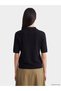 Lcw Everyday Black Polo Neck Women's Knitwear Sweater - 4