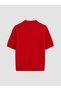 Ozmarka New Season Red Polo Collar Women's Knitwear Sweater - 7
