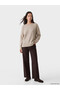 Vizyon New Season Gray Diamond Patterned Women's Knitwear Sweater - 2