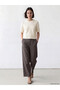 Özmarka New Season Ecru Crew Neck Embroidered Women's Knitwear Sweater - 2