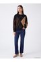 Ozmarka New Season Black Diamond Patterned Oversize Women's Knitwear Sweater - 2