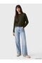 Xside Khaki Crew Neck Women's Knitwear Sweater - 2