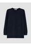 Lcw Grace Navy Blue Crew Neck Striped Women's Knitwear Sweater - 5