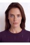 Lcw Grace Plum Crew Neck Rhinestone Women's Knitwear Sweater - 3