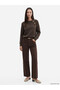 Vizyon New Season Brown Crew Neck Button Detailed Women's Knitwear Sweater - 2