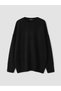 Ozmarka New Season Black Oversize Women's Thick Knitwear Sweater - 5