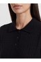 Lcw Everyday Black Polo Neck Women's Knitwear Sweater - 3