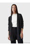 Lcw Everyday Anthracite Shawl Collar Women's Knitwear Cardigan - 2
