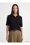 Lcw Everyday Black Polo Neck Women's Knitwear Sweater