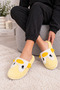 Women's Penguin Figured Plush House Slippers Closed Toe Comfortable Sole Dowry Gift House Slippers Stc1353 - 3