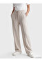 Özmarka New Season Gray Soft Touch Women's Sweatpants with Elastic Waist - 2