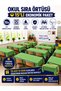 15-Piece School Desk Cover, Elastic, A-Quality Fabric, Stain-Resistant