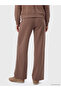 Özmarka New Season Brown Soft Touch Women's Sweatpants - 4