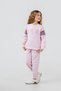 U.S. Polo Assn Girls' Printed Long Sleeve Tracksuit Set Pink - 4