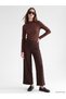 Özmarka New Season Brown Soft Touch Women's Sweatpants