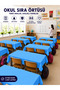 15-Piece School Desk Cover, Elastic, A-Quality Fabric, Stain-Resistant - 3