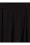 Vizyon New Season Black Wide Leg Women's Pleated Sweatpants - 2